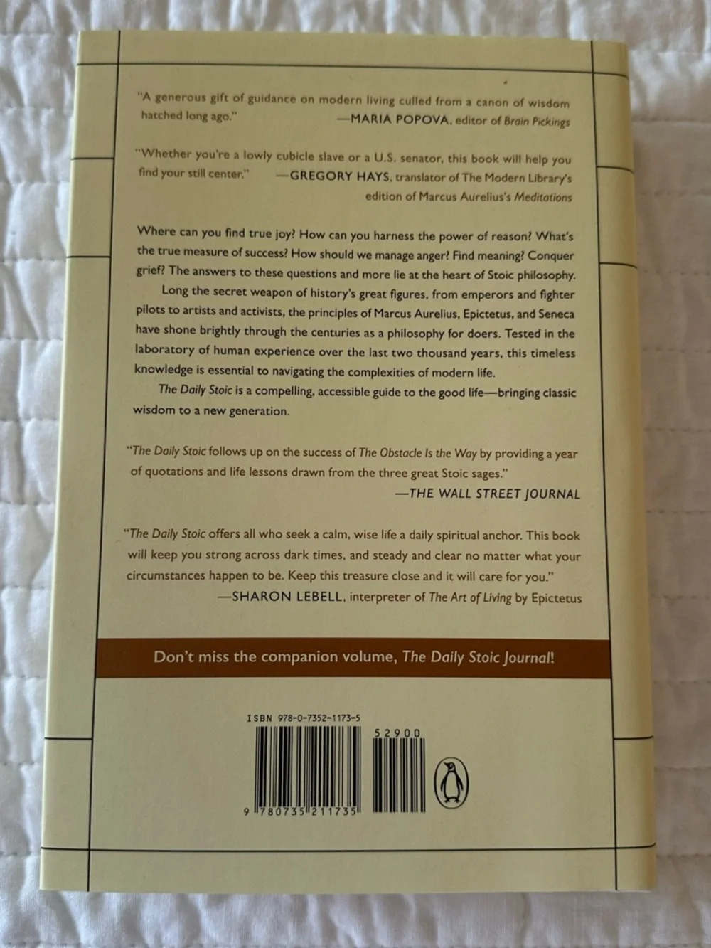 The Daily Stoic Boxed Hardcover Set NEW Ryan Holiday Journal + Book Giftable Set